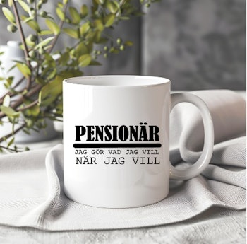 Pensionärs mugg