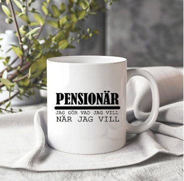Pensionärs mugg