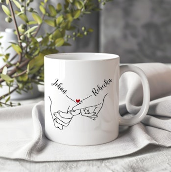 Mugg Kärlekens händer