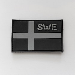 Svenska flaggan - Svart