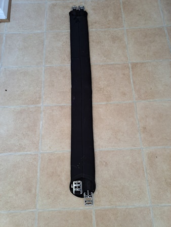 Sadelgjord svart, 120 cm