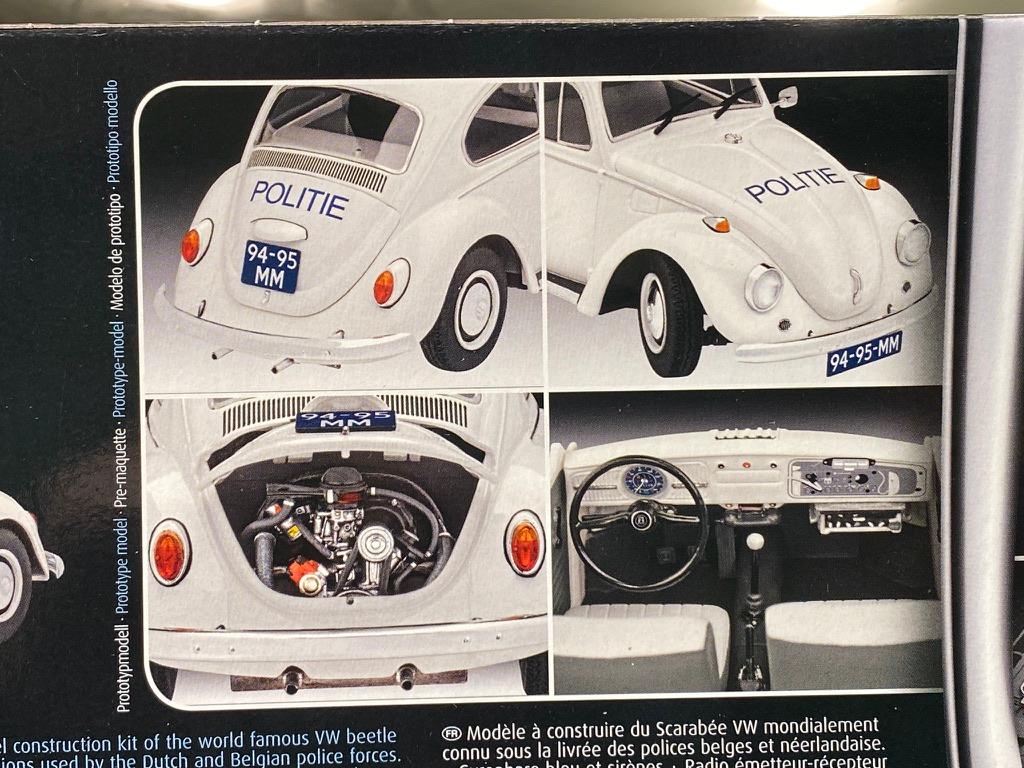 Skala 1/24 Volkswagen Police Belgien + NL Byggmodell m pensel färg & lim fr Revell
