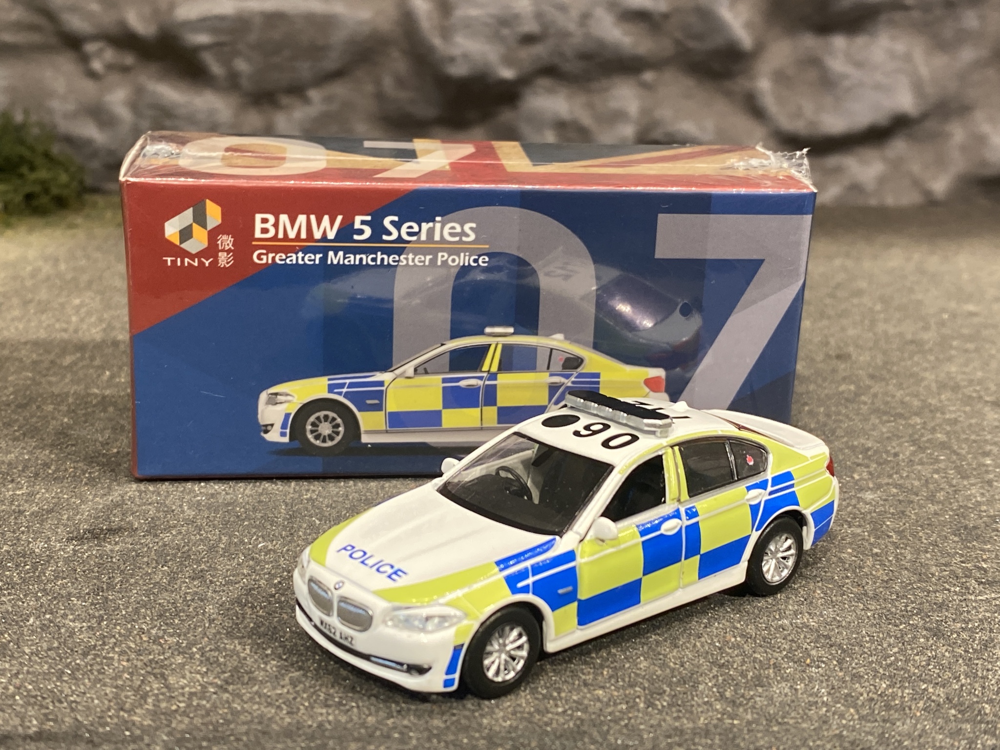 Skala 1/64 - BMW 5 Series F10 Greater Manchester Police fr Tiny - Fotoexemplar