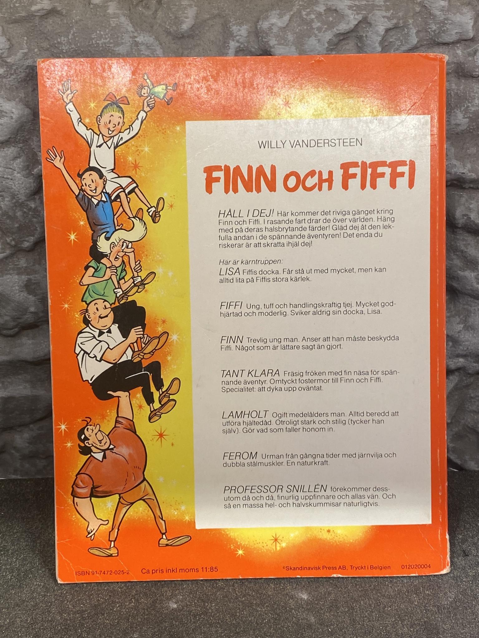 Seriealbum Finn och Fiffi: Djungelblomman av Willy Wandersteen
