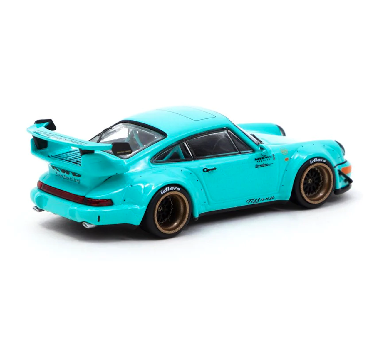 Skala 1/64 Porsche - RWB 964 Tiffany Blue - HOBBY64  fr TARMAC Works