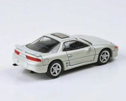 Skala 1/64 Mitsubishi 3000 GTO, Glaciär pearl white RHD fr Para 64