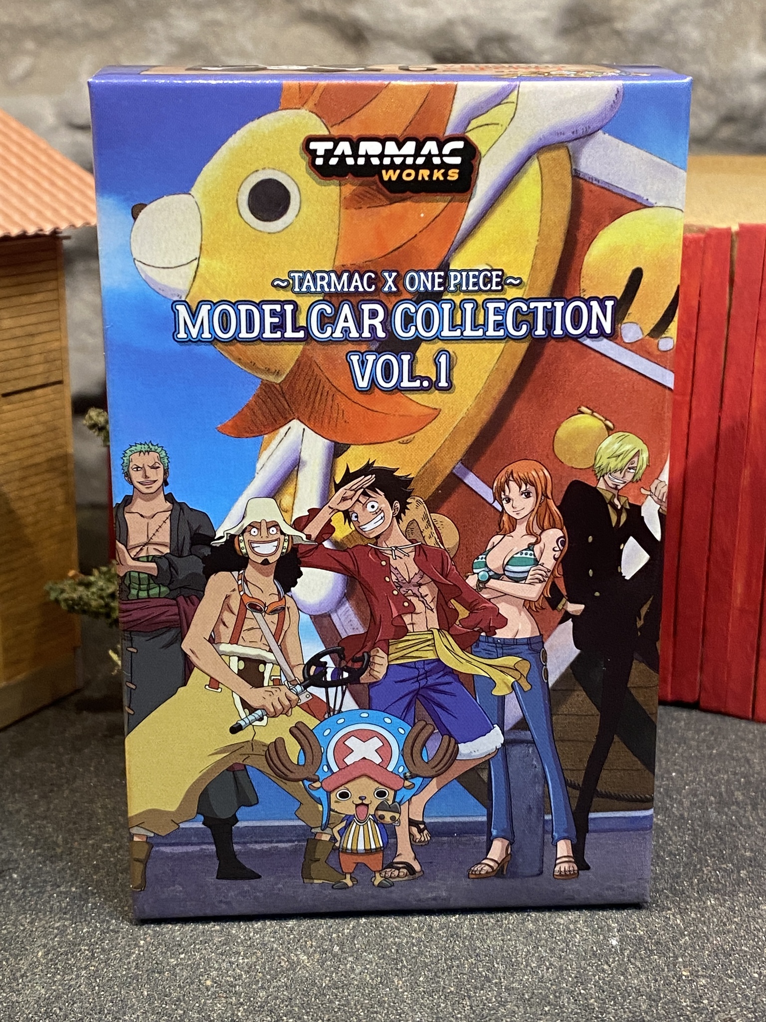 Skala 1/64 Model Car Collection fr TARMAC Works + One Piece: VW T2 Panel van