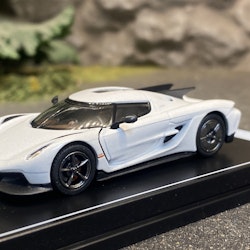 Skala 1/64 - Koenigsegg Jesko Absolut, Chrystal White fr Poster Cars