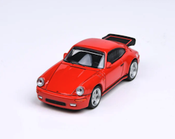 Skala 1/64 Porsche 911, 1987 RUF CTR "Yellowbird" LHD, Guards Red fr Para64