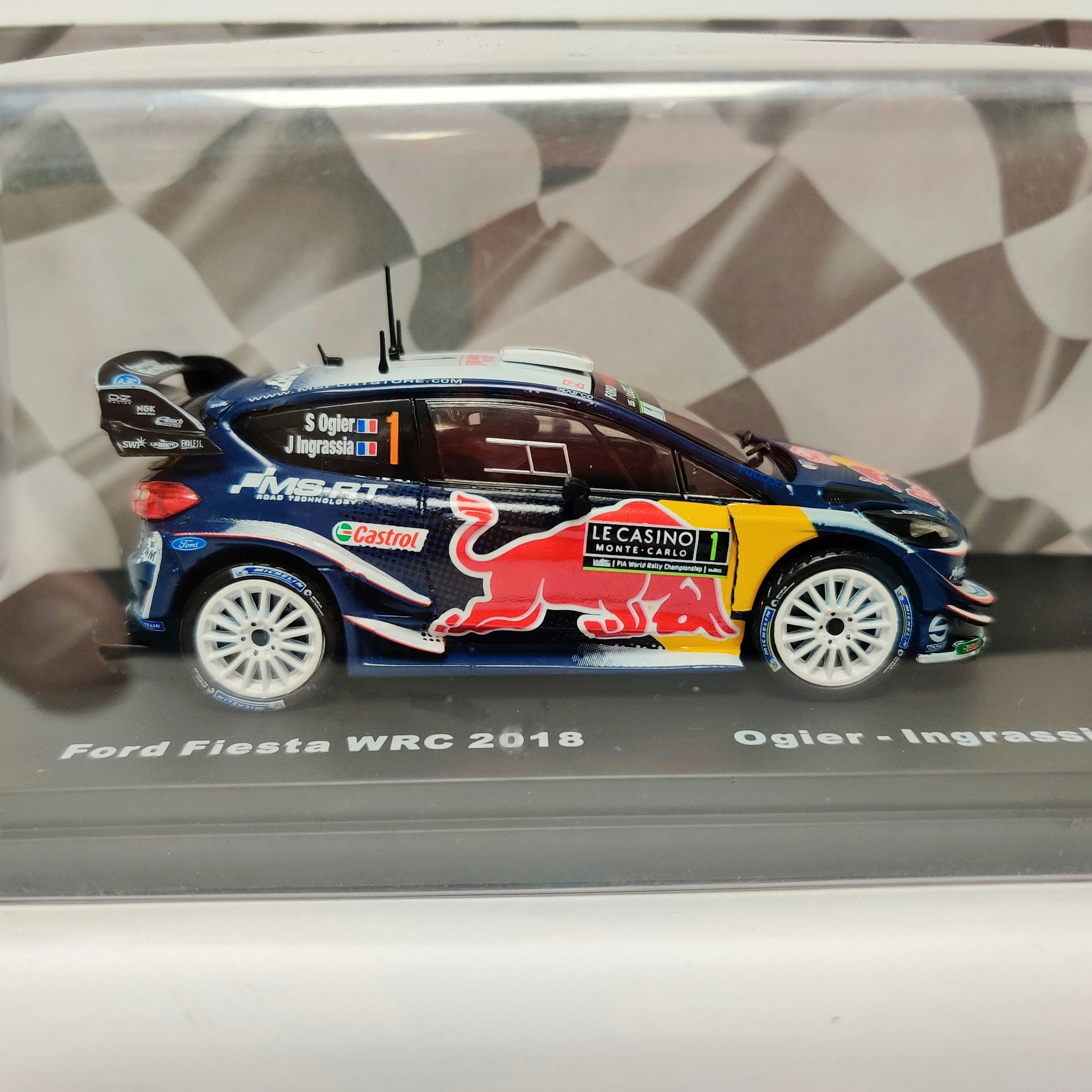 Lös detalj i lådan - Skala 1/43 Ford Fiesta WRC 2018 #1, Ogier/Ingrassia - Editor Salvat