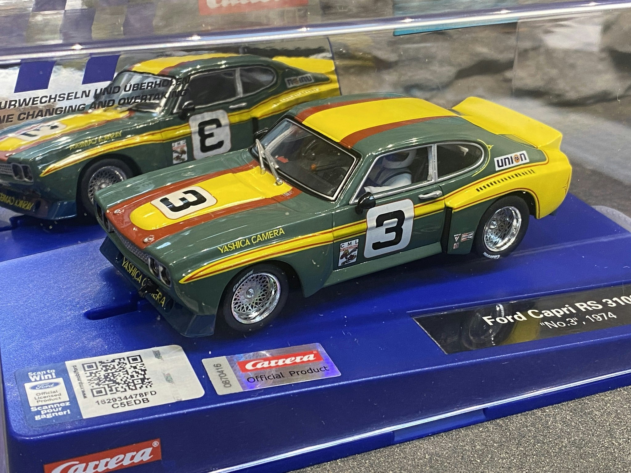 Skala 1/32 Digital/Analog slotcar fr Carrera: Ford Capri RS 3100 "No.3" 1974