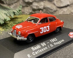 Skala 1/43 SAAB 96 1962, E.Carlsson/G.Haggom fr Atlas Editions/IXO Fotoexemplar