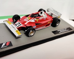 Skala 1/43 Formula 1, Ferrari 312 T2 (Öppnad fotoEx) - 1977, Niki Lauda, Brazilian GP 1977