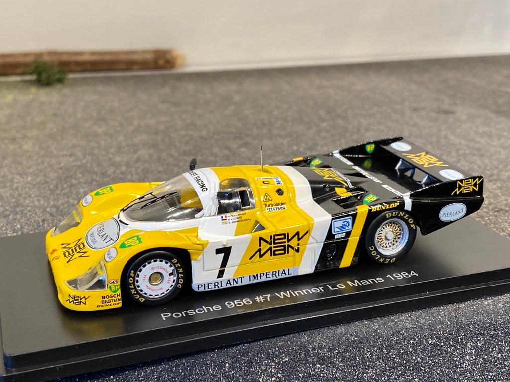 Skala 1/43: Porsche 956 #7 Winner Le Mans 1984 S.Johansson fr SPARK