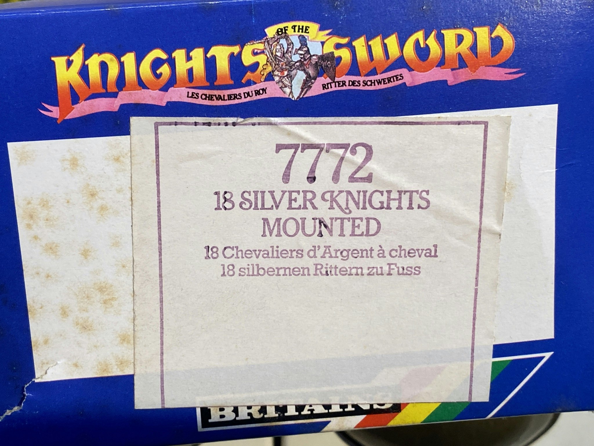 Skala 1/32 Knights of the Sword fr Britains LTD deetail 7772-series Nr: 2