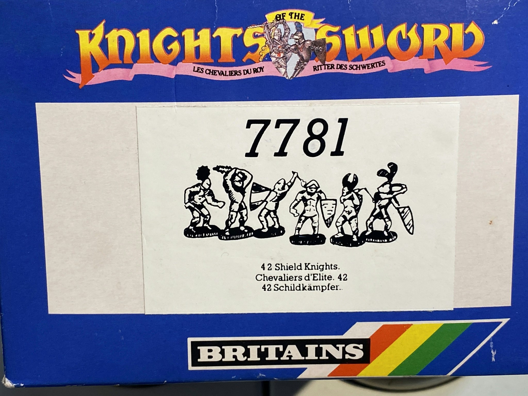Skala 1/32 Knights of the Sword fr Britains LTD deetail 7781-series Nr: B