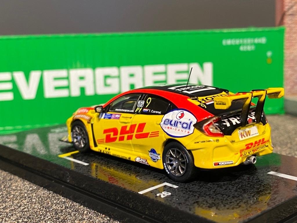 Skala 1/64, 2018 Honda Civic Type TCR #9 fr TARMAC works
