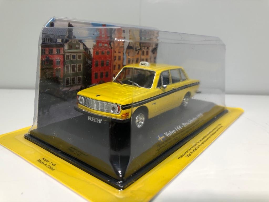 Skala 1/43  Volvo 144 - TAXI Stockholm 1970 fr Leoni