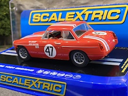 Skala 1/32 Analogue Slotcar - MGB 1954 Sebring #47 red  fr Scalextric