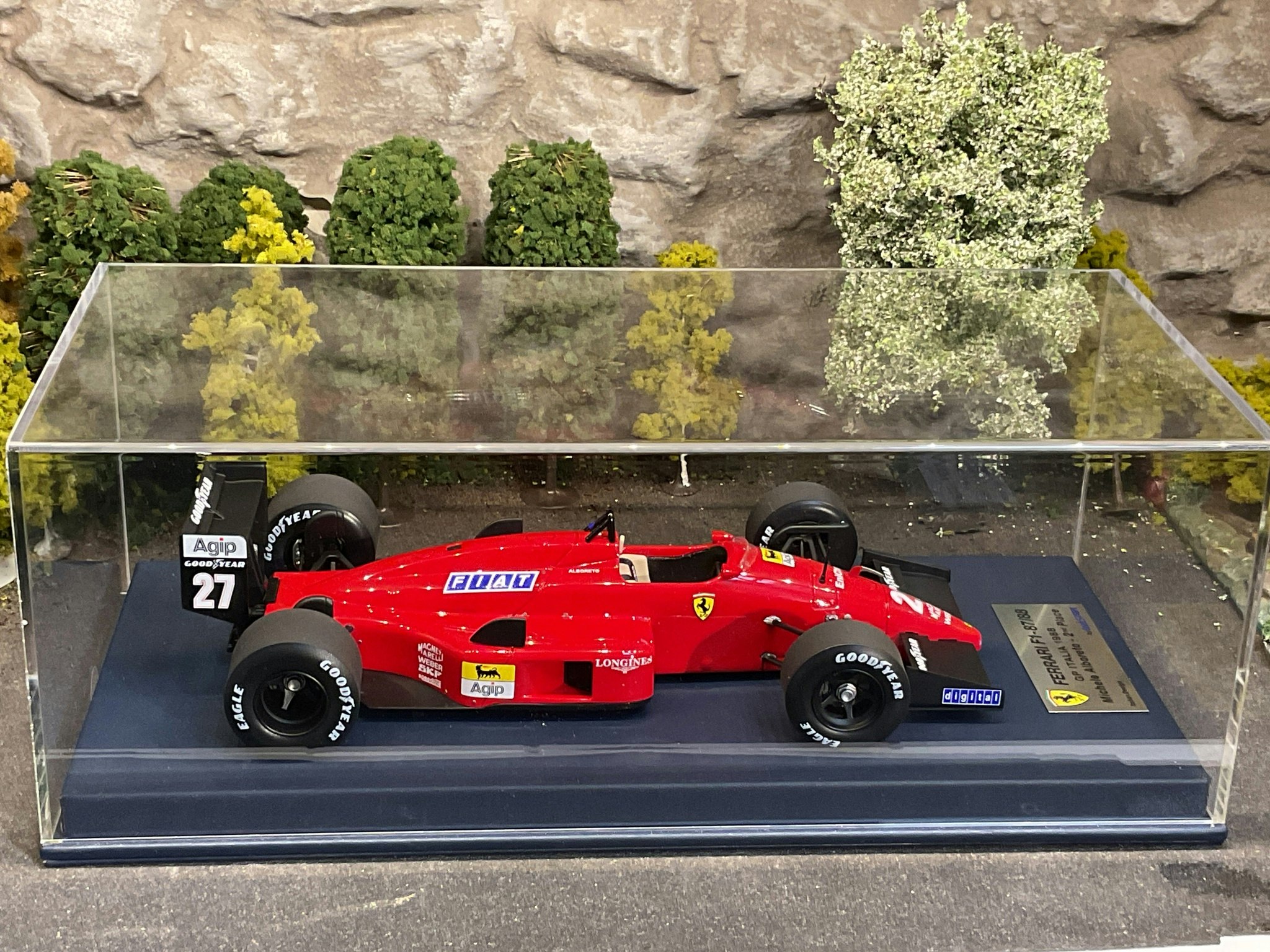 Skala 1/18 Ferrari F1 641, GP 1990, 100th Ferrari F1 Victory, A.Prost fr Look Smart