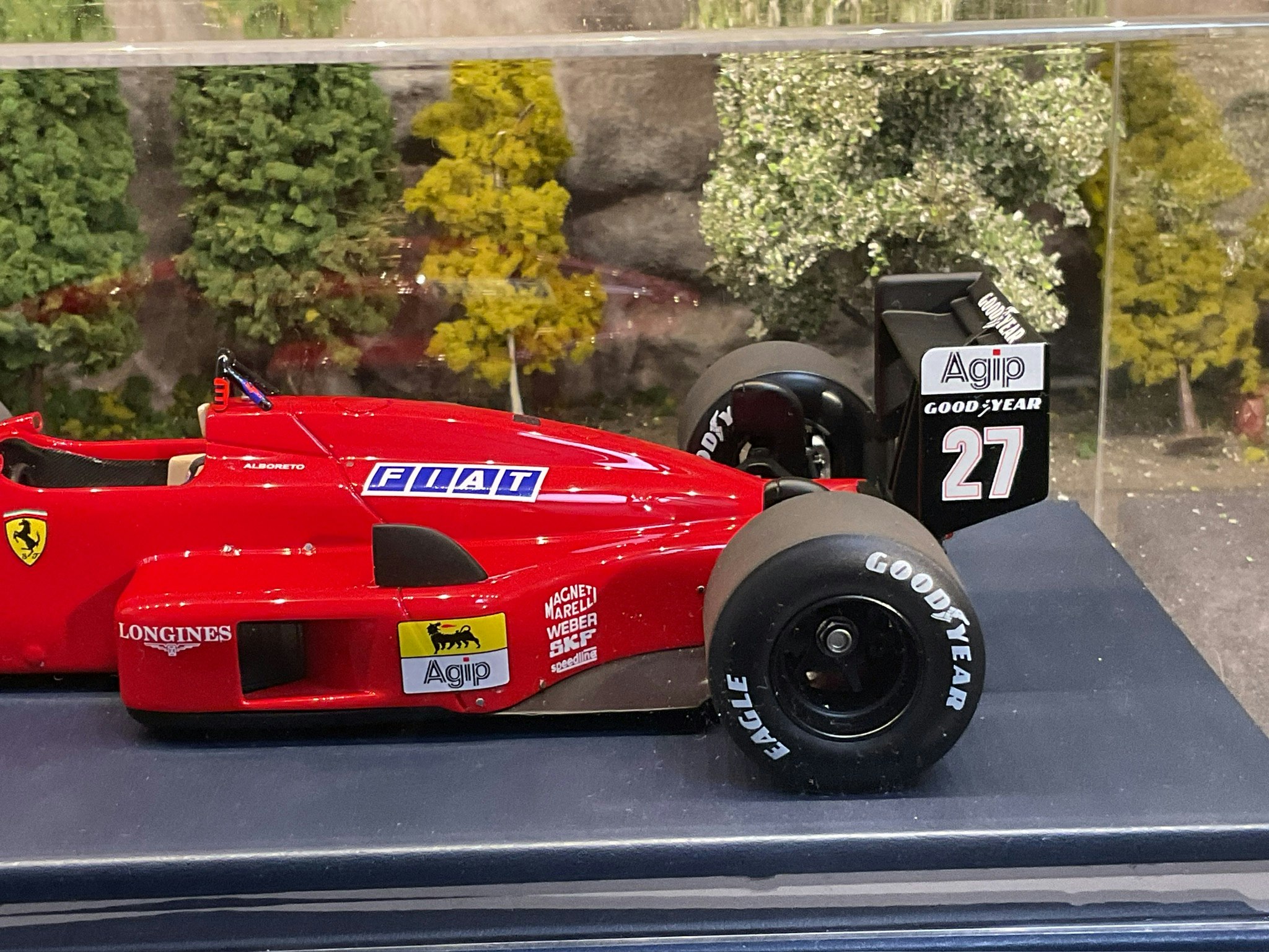 Skala 1/18 Ferrari F1 641, GP 1990, 100th Ferrari F1 Victory, A.Prost fr Look Smart