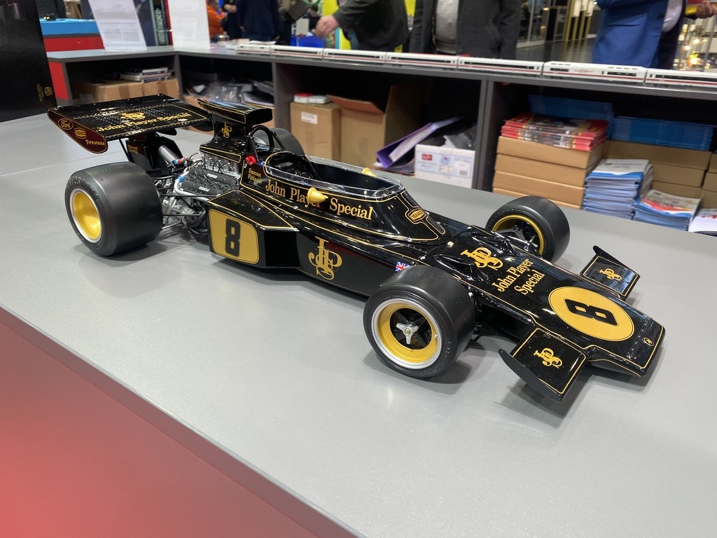 Skala 1/8 Buildingset Lotus 72D 72' British GP, Emerson Fittipaldi fr Pocher