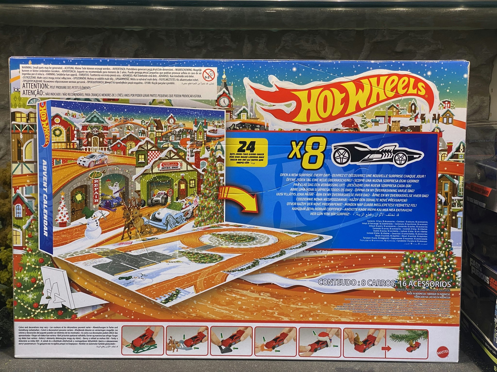 Skala 1/64 Hot Wheels - Advent Calender / Julkalender - PASSA PÅ!!!