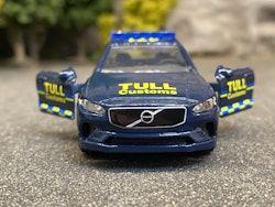 Skala 1/64 Volvo V90 Svenska Tullverket (Swedish Customs) fr Majorette