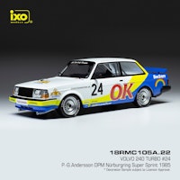 Skala 1/18 VOLVO 240 Turbo #24 DPM Nürburgring Super Sprint 85 fr IXO Models