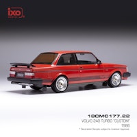 Scale 1/18 VOLVO 240 Turbo Custom 1986, Red fr IXO Models