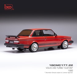Scale 1/18 VOLVO 240 Turbo Custom 1986, Red fr IXO Models