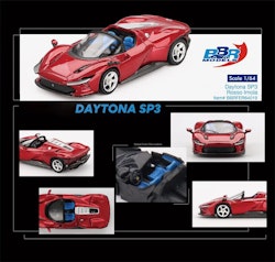 Skala 1/64 Ferrari Daytona SP3, Rosso Imola fr BBR Models