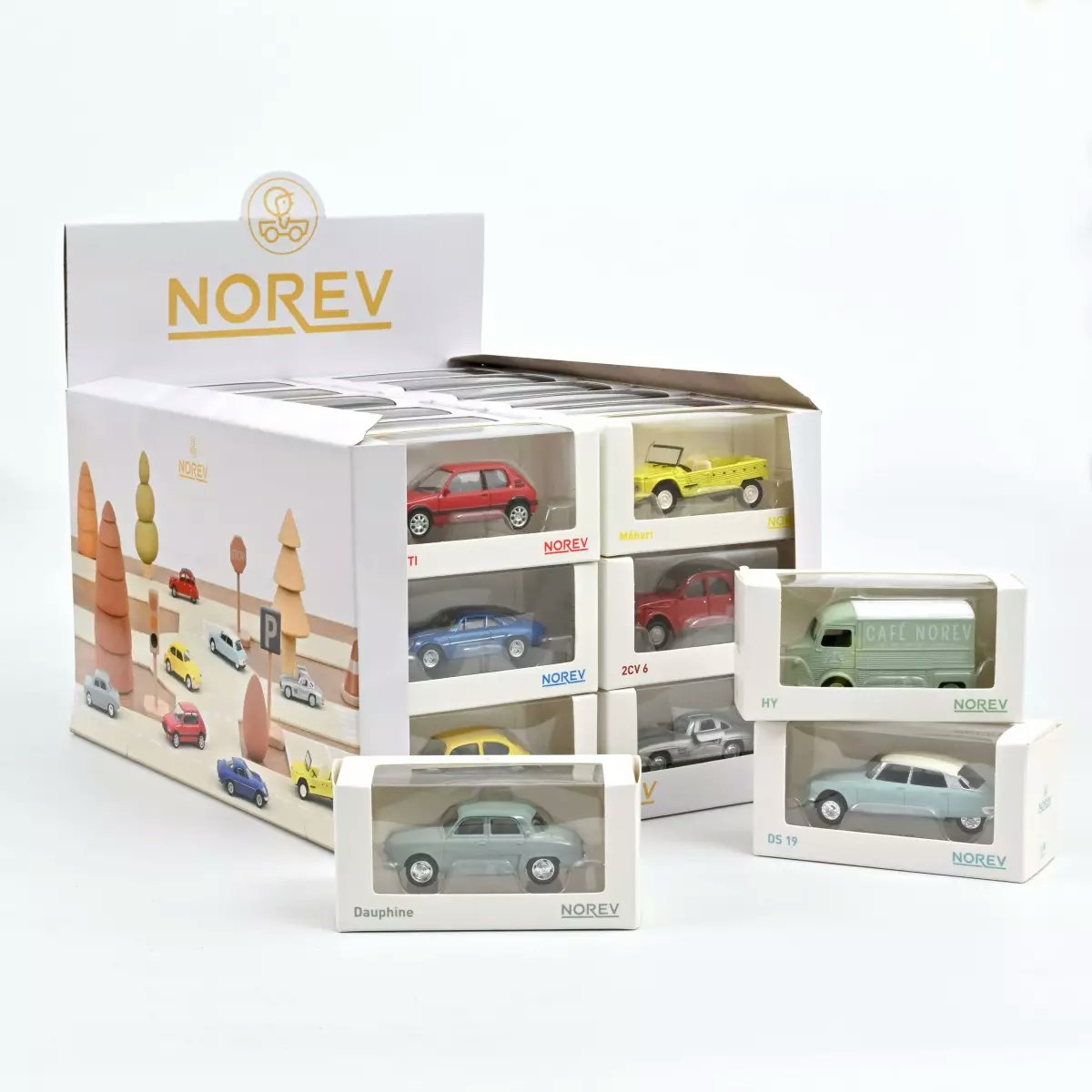 Skala 1/64 Peugeot 205 GTI Red fr NOREV (Skala 1/54)