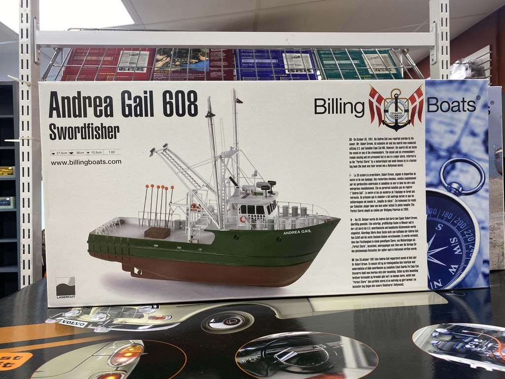 Skala 1/60 Building kit Andrea Gail 608 - Swordfisher - fr Billing Boats -Wooden hull