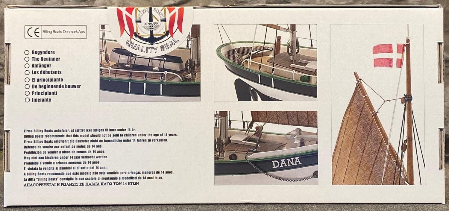 Skala 1/60 Building kit: Dana 200 fr Billing Boats - Plastic hull