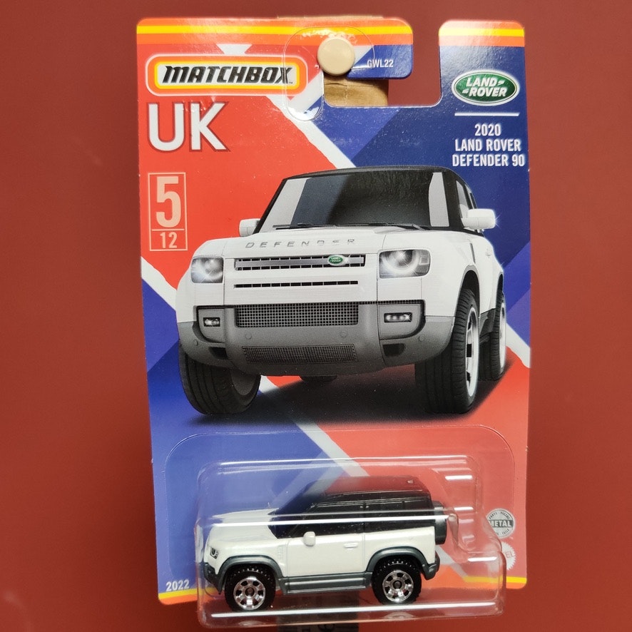 Skala 1/64 MATCHBOX - UK - LAND ROVER DEFENDER 90 (2020)