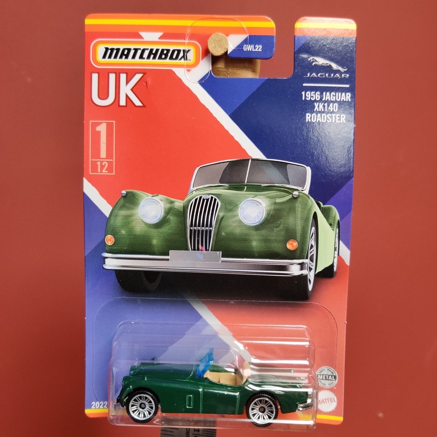 Skala 1/64 MATCHBOX - UK - JAGUAR XK140 ROADSTER (1956)