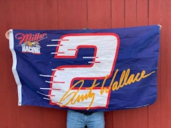 Flagga Nascar: Rusty Wallace "2" - Miller Racing