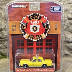 Skala 1/64"Fire & Rescue" Plymouth Gran Fury 82' fr Greenlight