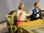 Skala 1/18 Gun & Bengt tar en tur, för isättning i bil , American Diorama