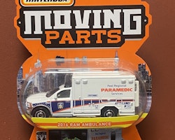 Skala 1/64 Matchbox "Moving parts" - RAM Ambulance 2016