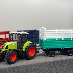 Skala 1/32 Herpa Traktor Claas Arion 540 med vagn