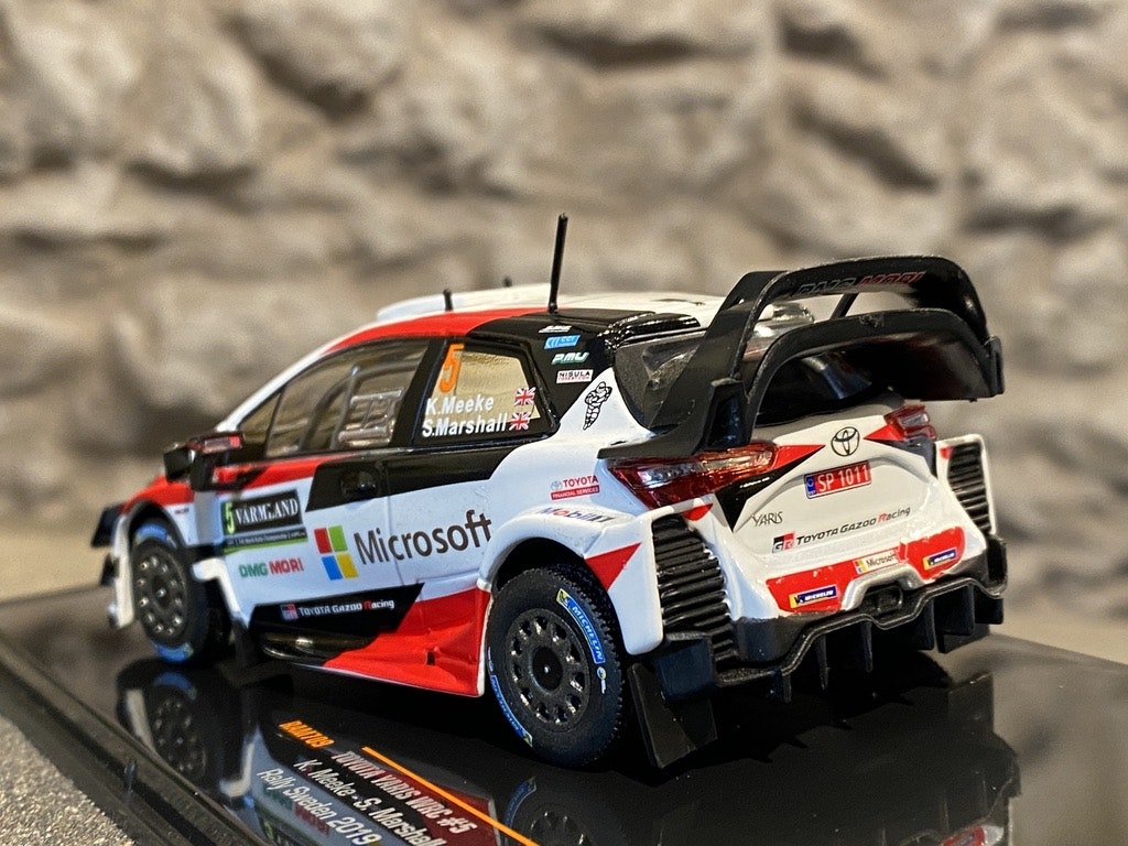 Skala 1/43 Toyota Yaris WRC 2019' Rally Sweden från IXO Models