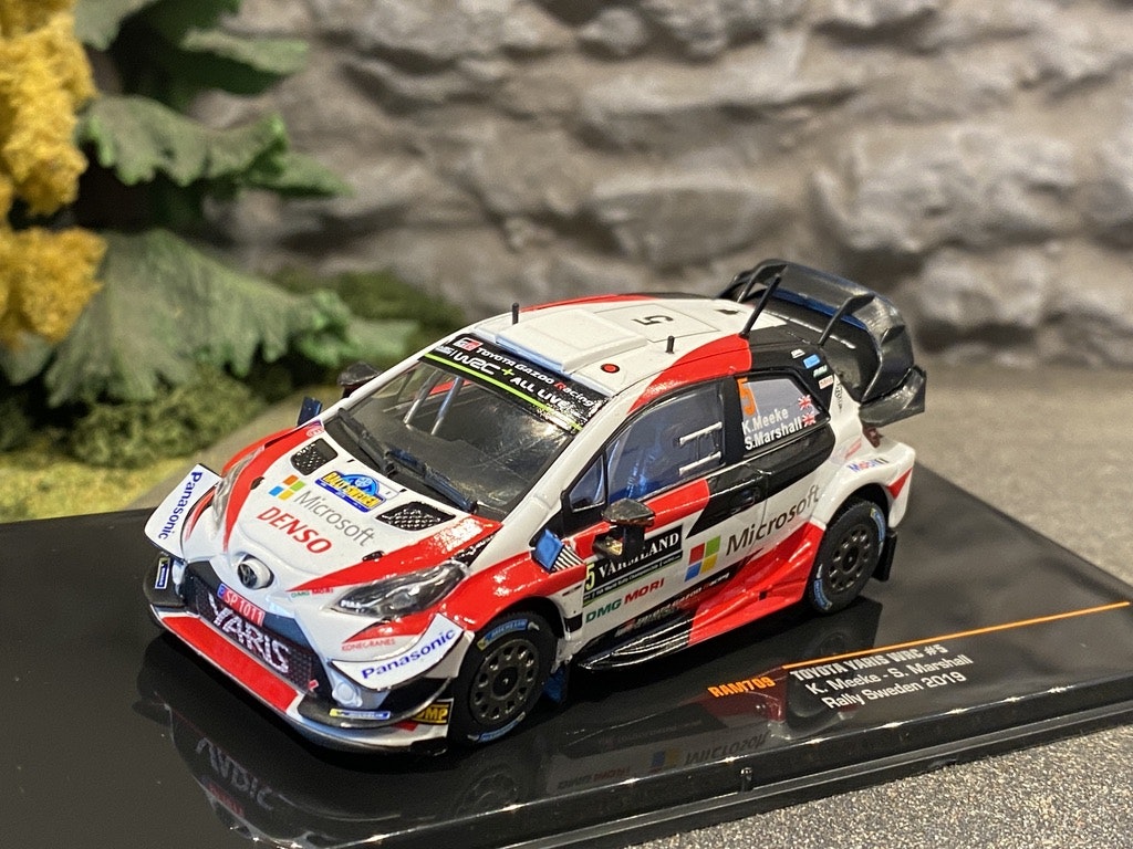 Skala 1/43 Toyota Yaris WRC 2019' Rally Sweden från IXO Models