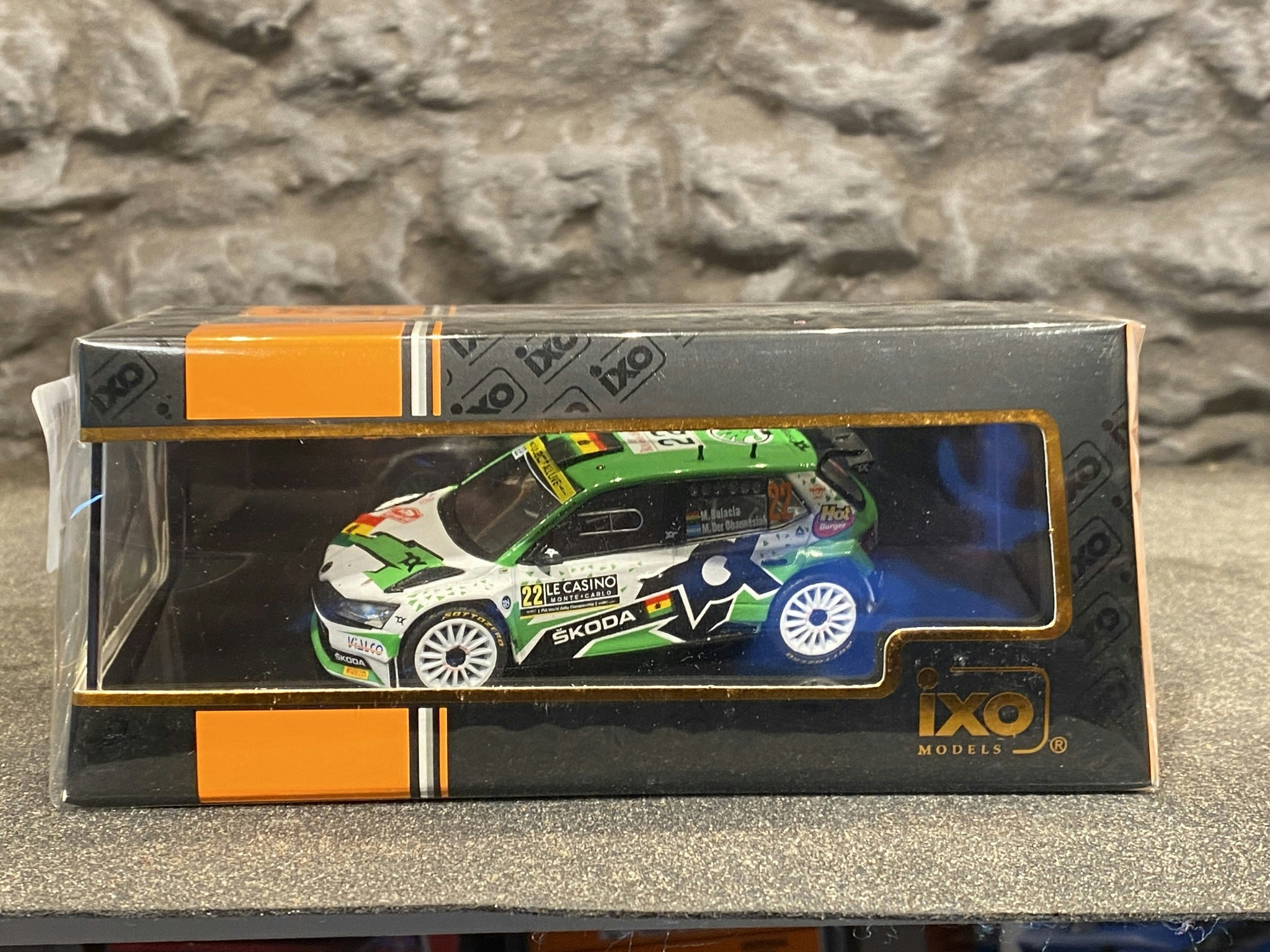 Skala 1/43 Škoda Fabia Rally 2 EVO 21´ Rally Monte Carlo fr IXO Models