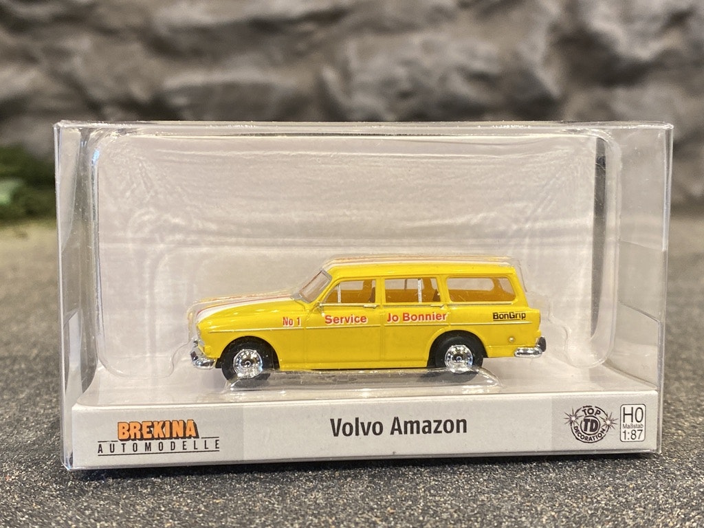 Skala 1/87 - VOLVO AMAZON KOMBI "Service Jo Bonnier No 1, från Brekina