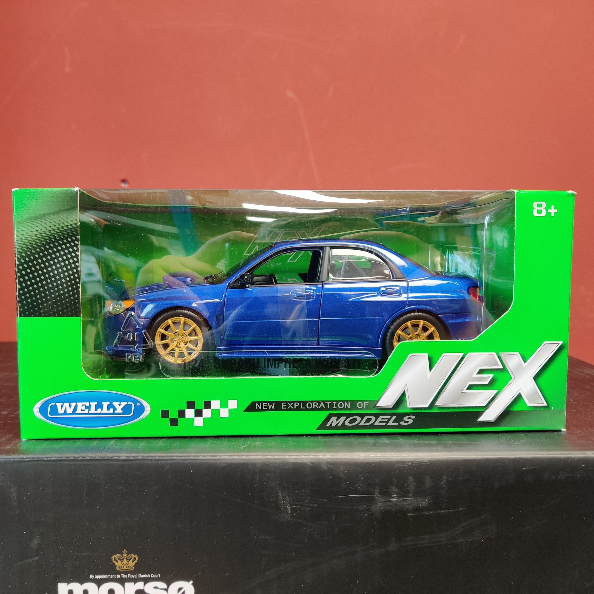 Skala 1/24 Subaru Impreza WRX STI från Nex models / Welly