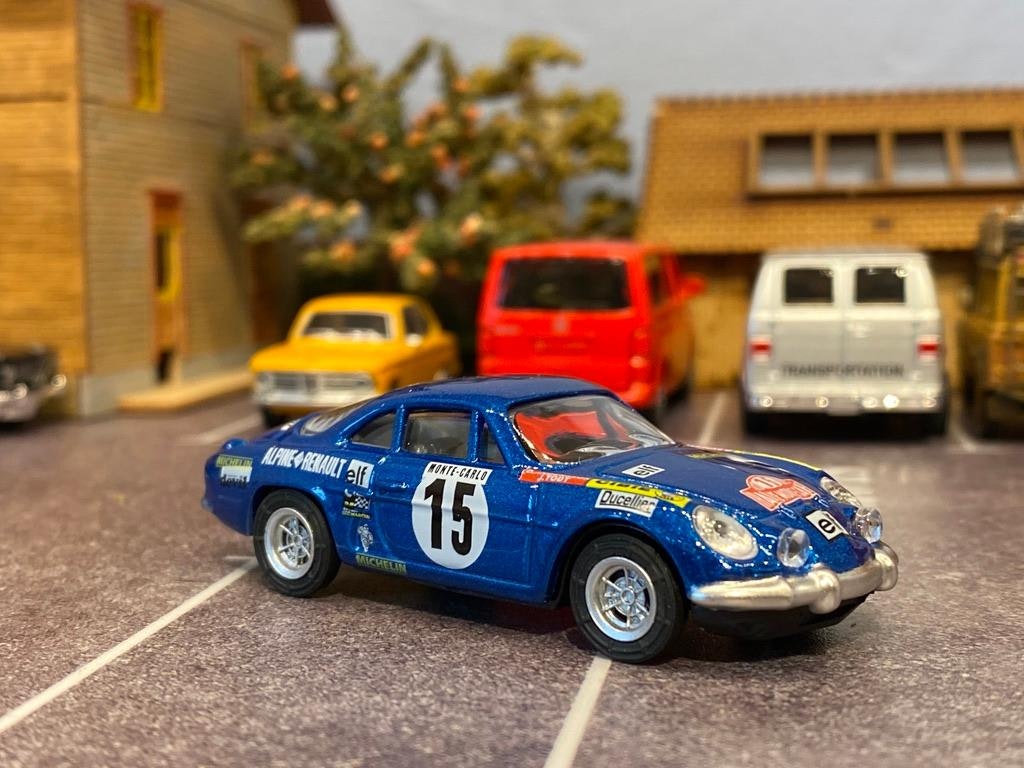 Skala 1/64 Alpine A110 - Rallybil, från NOREV