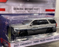 Skala 1/64 Chevrolet Tahoe Police Pursuit Vehicle 21' "Hot Pursuit" från Greenlight