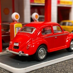 Skala 1/64 Volkswagen Typ 1 Bubbla / Beetle 1967, Röd fr Kinsmart